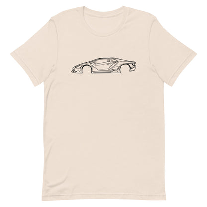 T-shirt Homme Manches Courtes Lamborghini Centenario