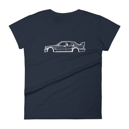 T-shirt femme Manches Courtes Mercedes 190 EVO W201