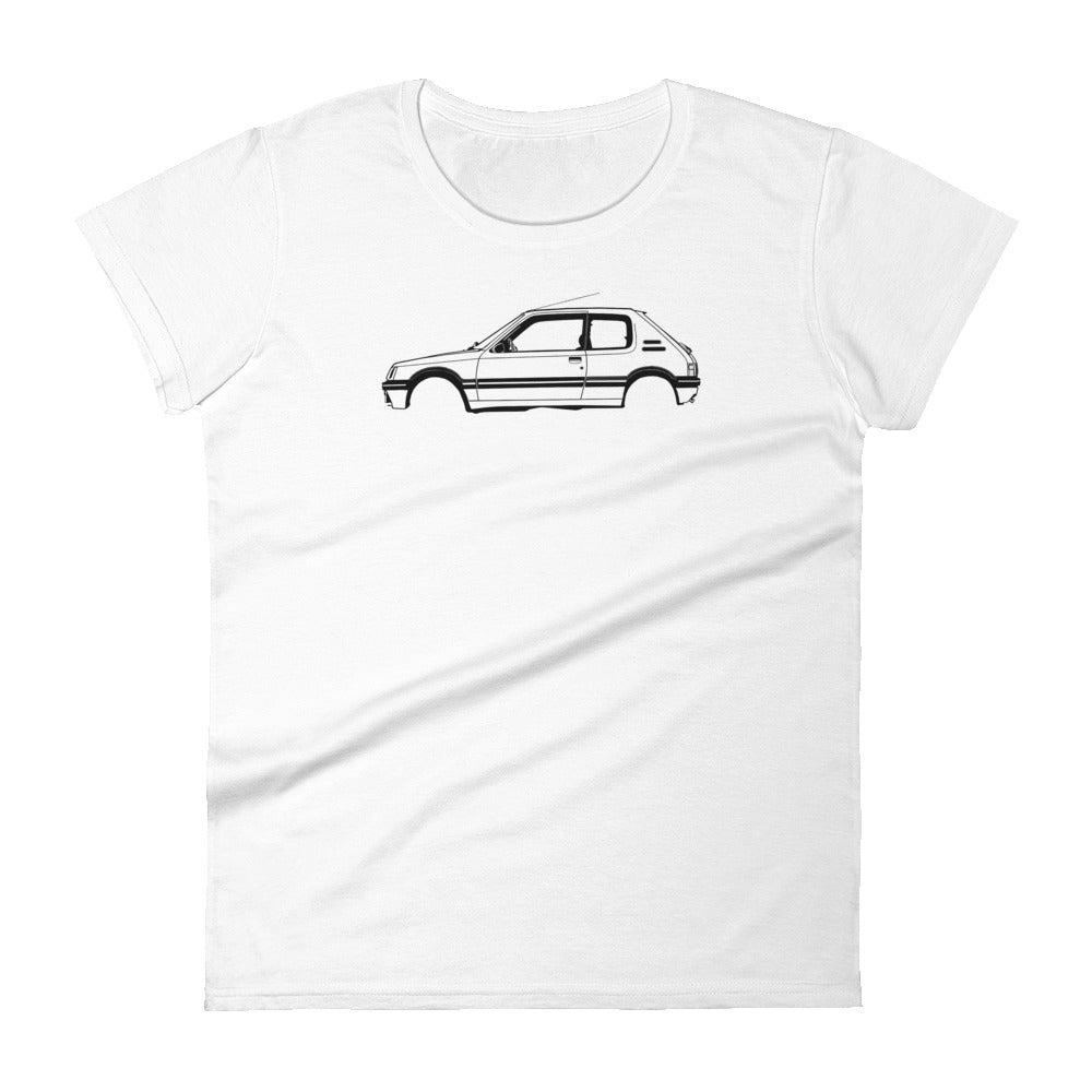 T-shirt femme Manches Courtes Peugeot 205