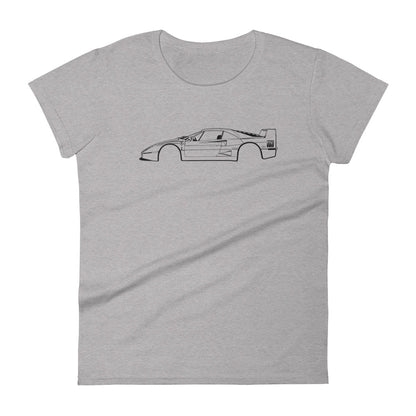 T-shirt femme Manches Courtes Ferrari F40