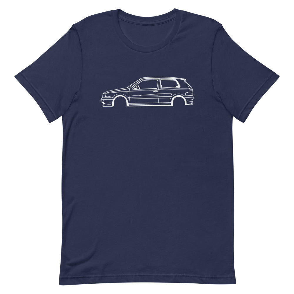 T-shirt Homme Manches Courtes Volkswagen Golf mk3