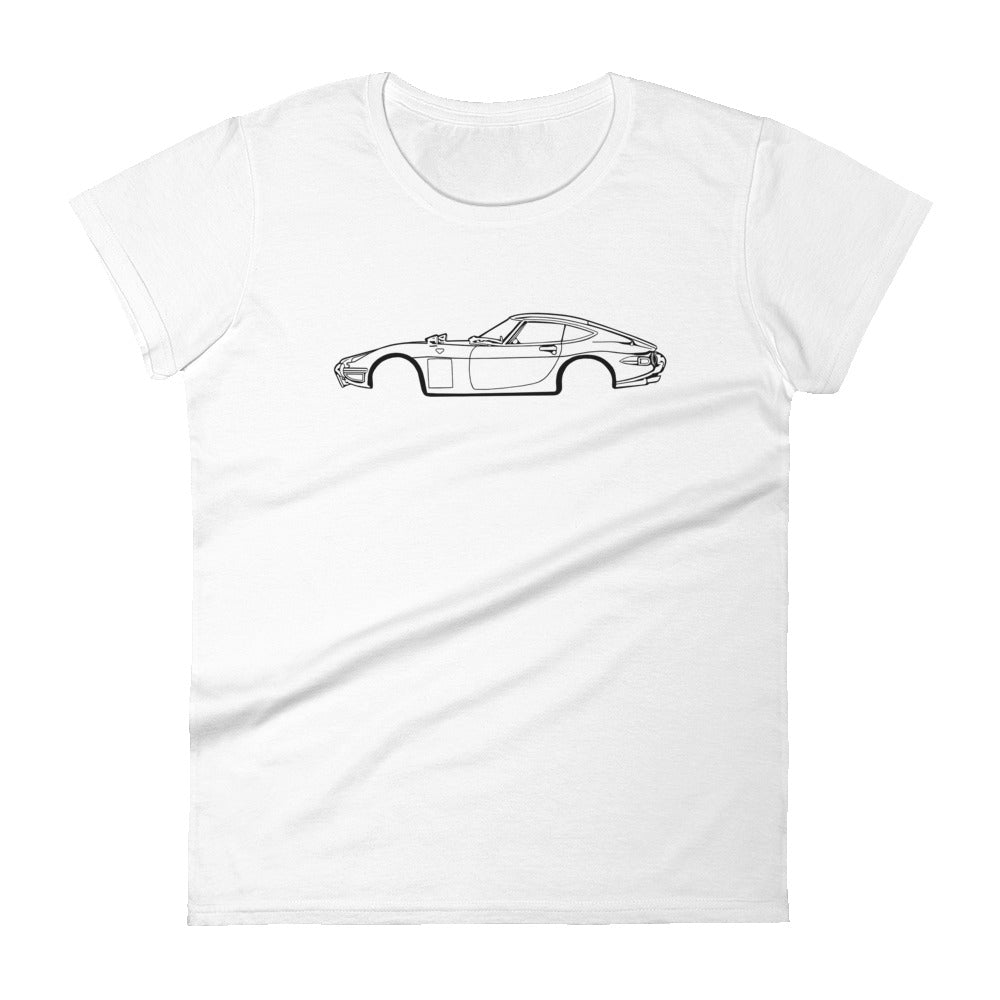 Toyota 2000 GT Women's T-shirt Short Sleeve 