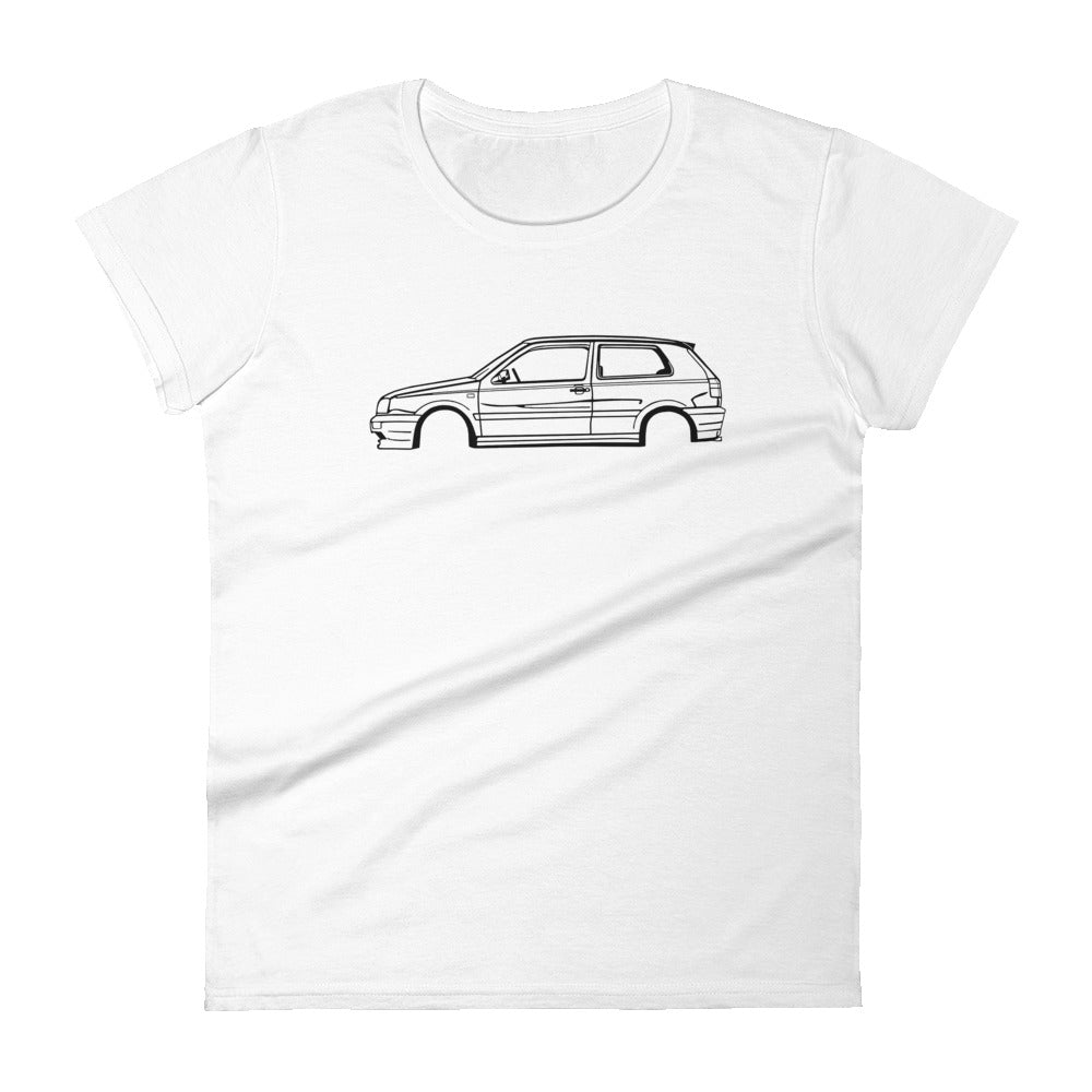 T-shirt femme Manches Courtes Volkswagen Golf mk3