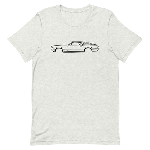 T-shirt Homme Manches Courtes Ford Mustang Mach 1 mk1