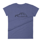 T-shirt femme Manches Courtes Citroën 2CV