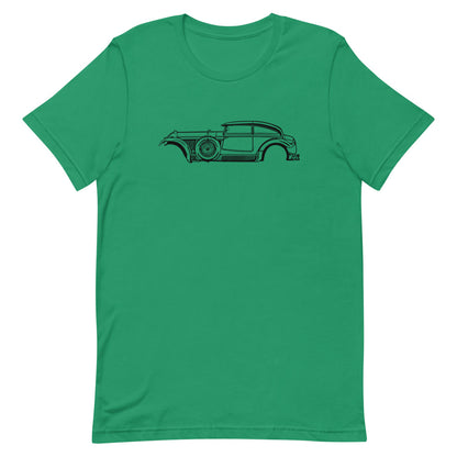 T-shirt Homme Manches Courtes Bentley Speed Six « Blue Train Spécial »