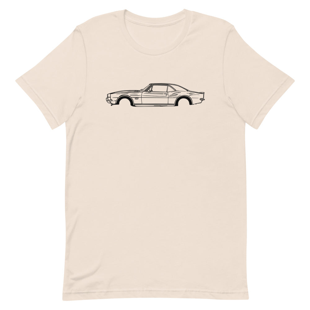 T-shirt Homme Manches Courtes Chevrolet Camaro mk1