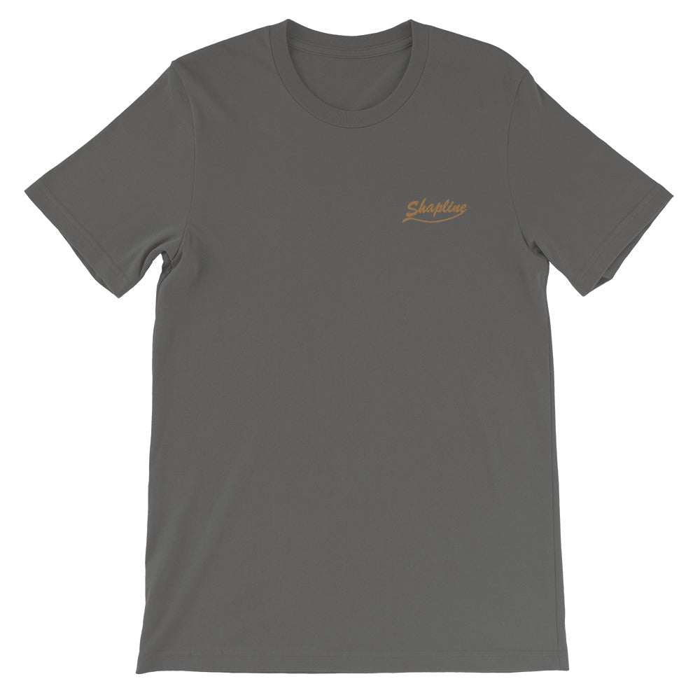 Men's embroidered T-shirt Shapline gold