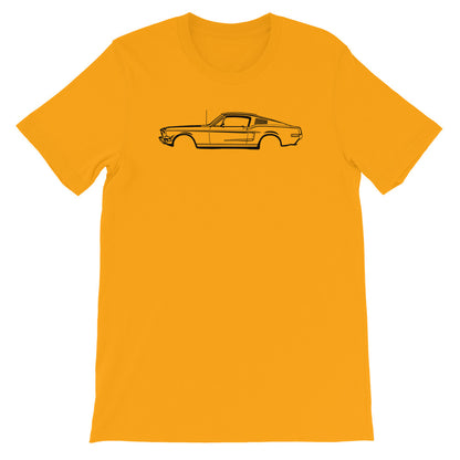 T-shirt Homme Manches Courtes Ford Mustang mk1