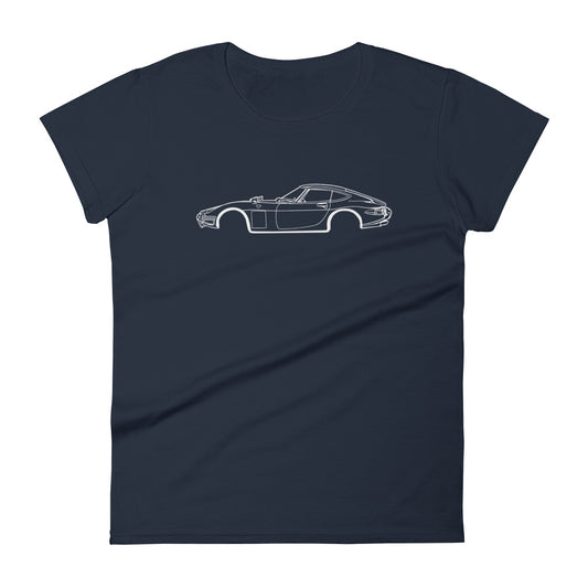 Toyota 2000 GT Women's T-shirt Short Sleeve 