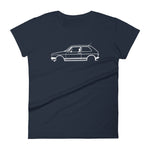 T-shirt femme Manches Courtes Volkswagen Golf mk1