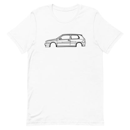 T-shirt Homme Manches Courtes Volkswagen Golf mk3