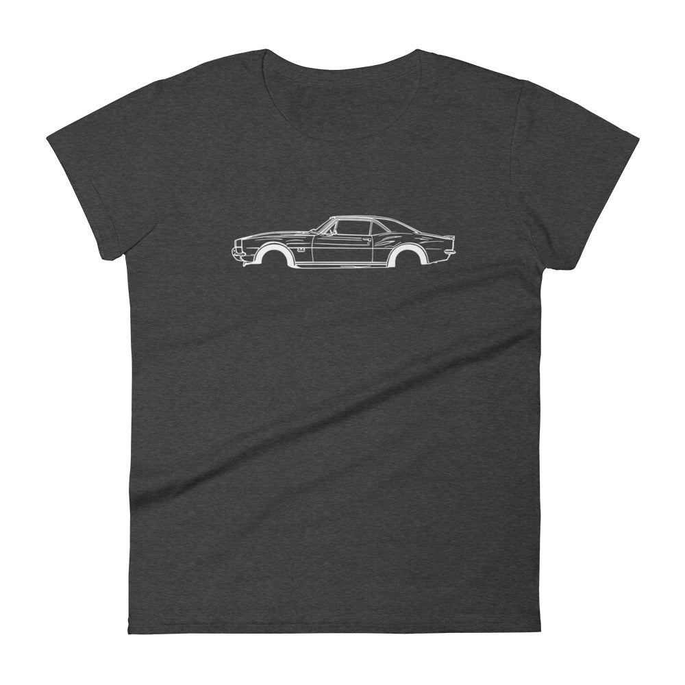 T-shirt femme Manches Courtes Chevrolet Camaro mk1