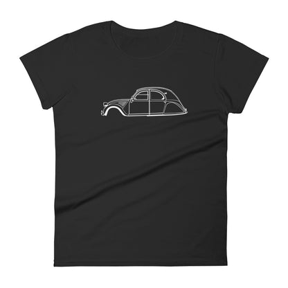 T-shirt femme Manches Courtes Citroën 2CV
