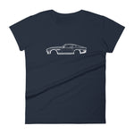T-shirt femme Manches Courtes Aston Martin V8