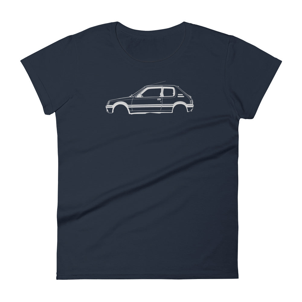 T-shirt femme Manches Courtes Peugeot 205