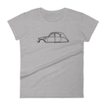 T-shirt femme Manches Courtes Citroën 2CV