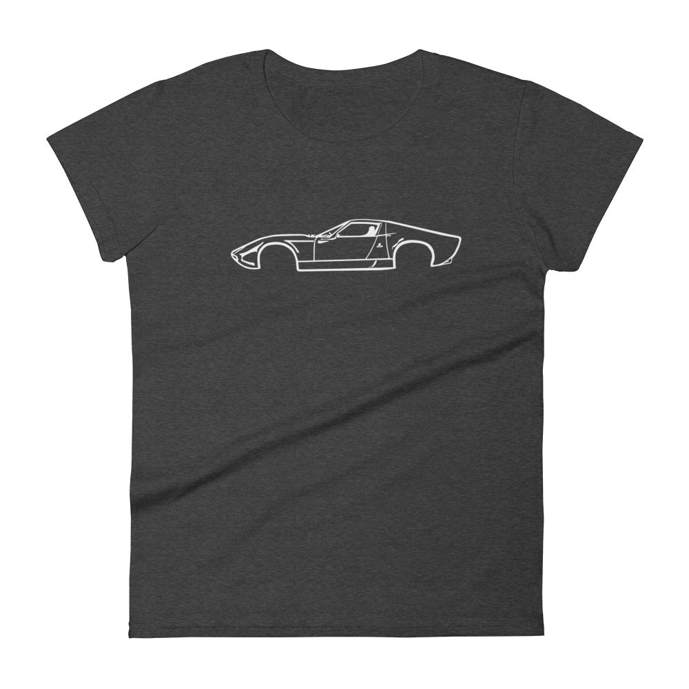 T-shirt femme Manches Courtes Lamborghini Miura