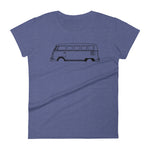 T-shirt femme Manches Courtes Volkswagen Combi T1