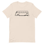 T-shirt Homme Manches Courtes Volkswagen Combi T1