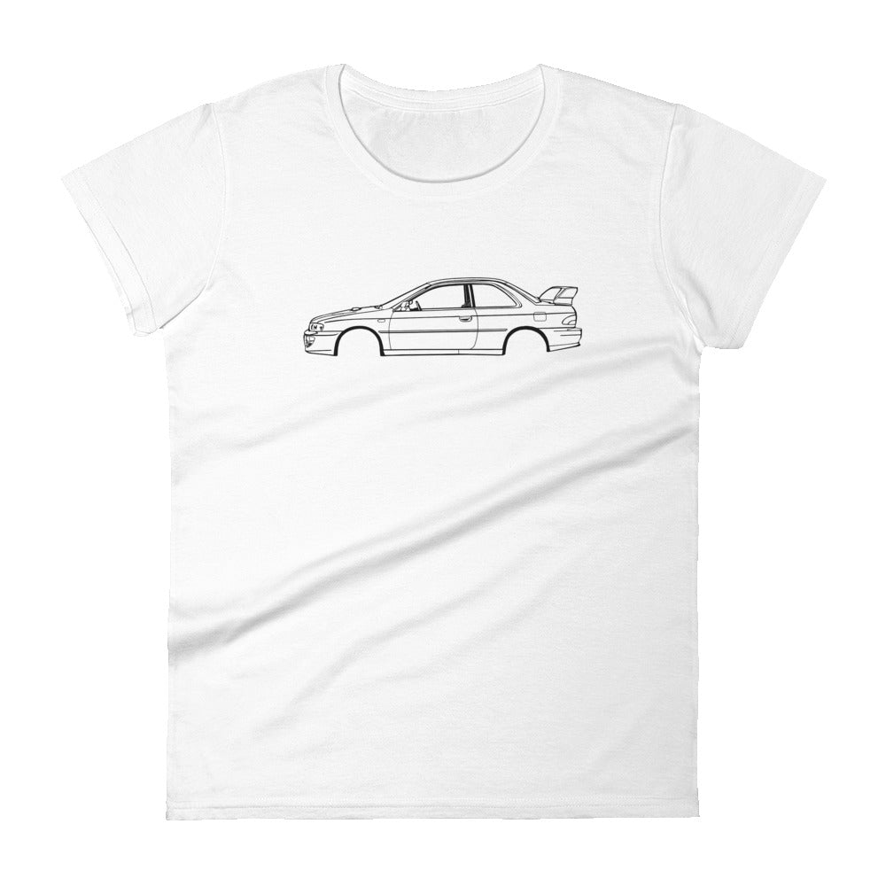 Subaru Impreza mk1 Women's Short Sleeve T-Shirt