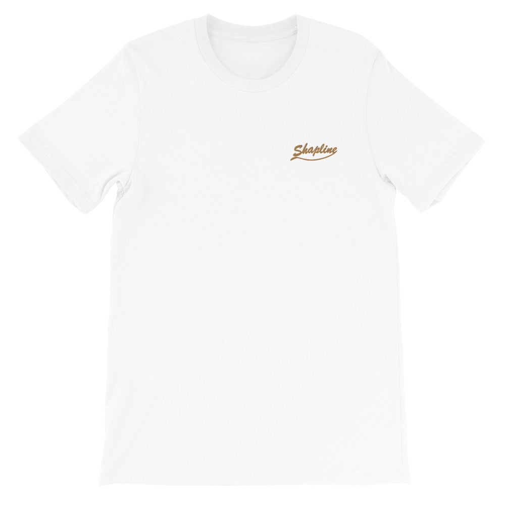 Men's embroidered T-shirt Shapline gold