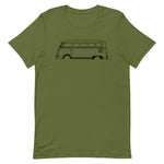 T-shirt Homme Manches Courtes Volkswagen Combi T1