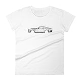 T-shirt femme Manches Courtes Aston Martin V8