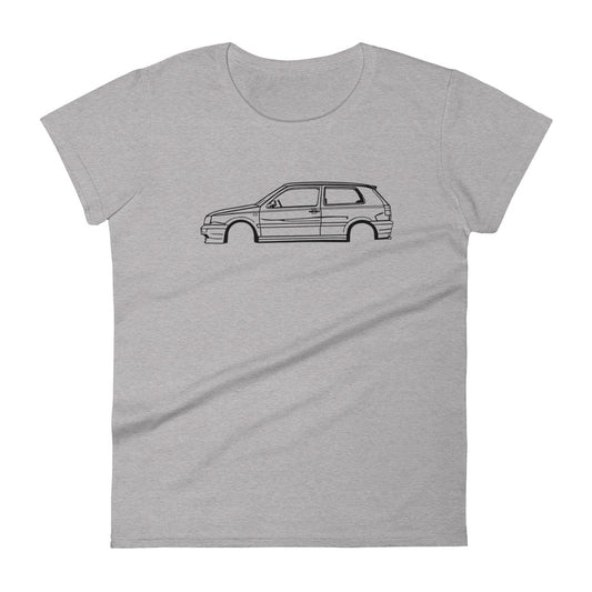 T-shirt femme Manches Courtes Volkswagen Golf mk3