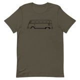 T-shirt Homme Manches Courtes Volkswagen Combi T1