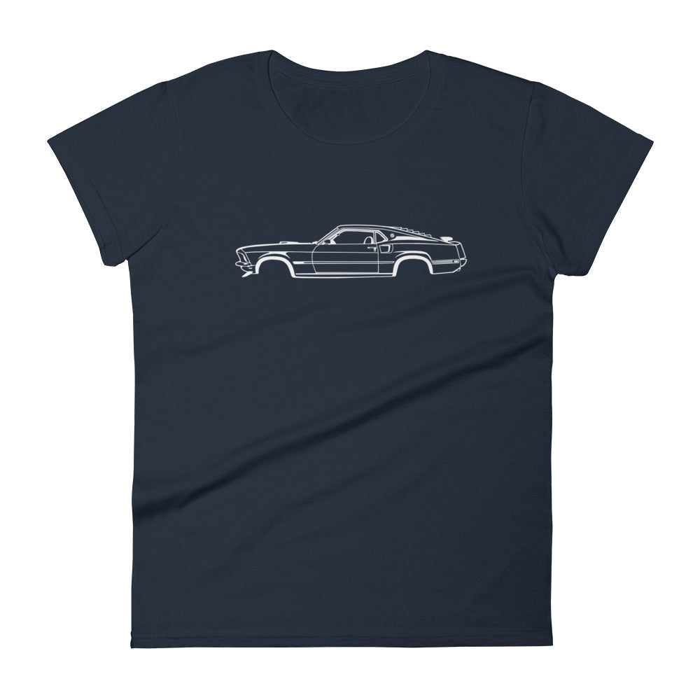 Ford Mustang Mach 1 mk1 Women's Short Sleeve T-Shirt