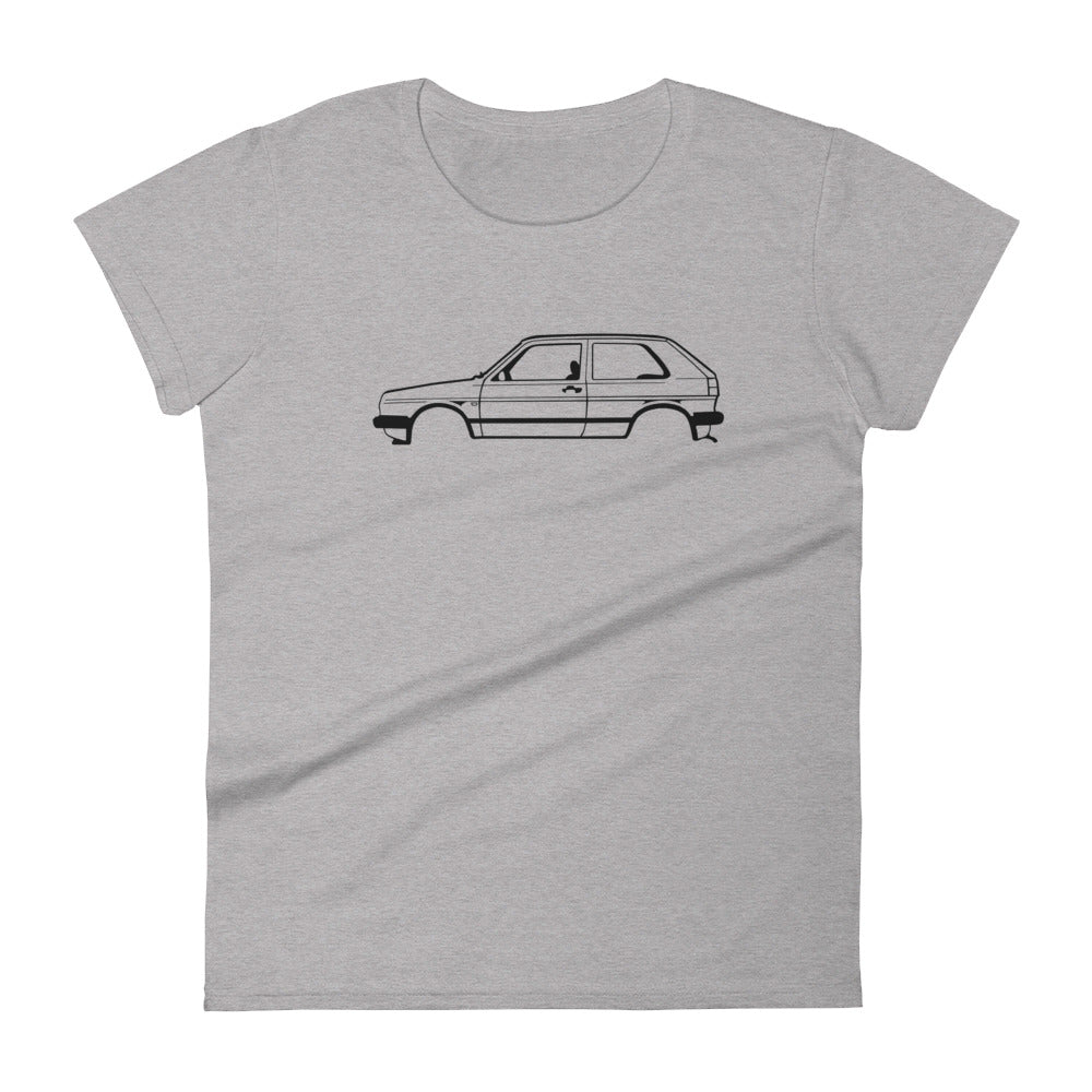 Volkswagen Golf mk2 Women's Short Sleeve T-shirt