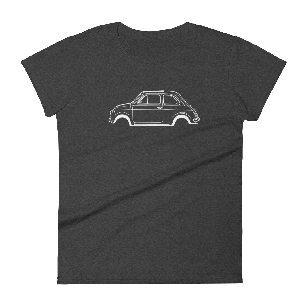 Fiat 500 mk1 women's short sleeve t-shirt