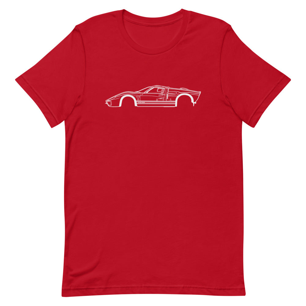 T-shirt Homme Manches Courtes Ford GT40 mk2