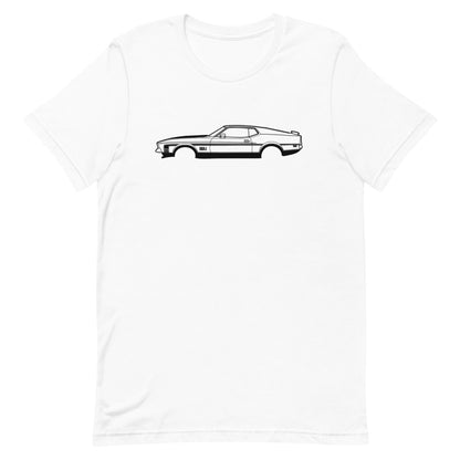 T-shirt Homme Manches Courtes Ford Mustang Mach 1 mk2
