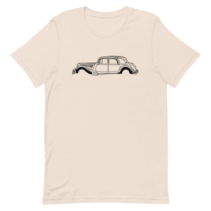 T-shirt Homme Manches Courtes Citroën Traction Avant