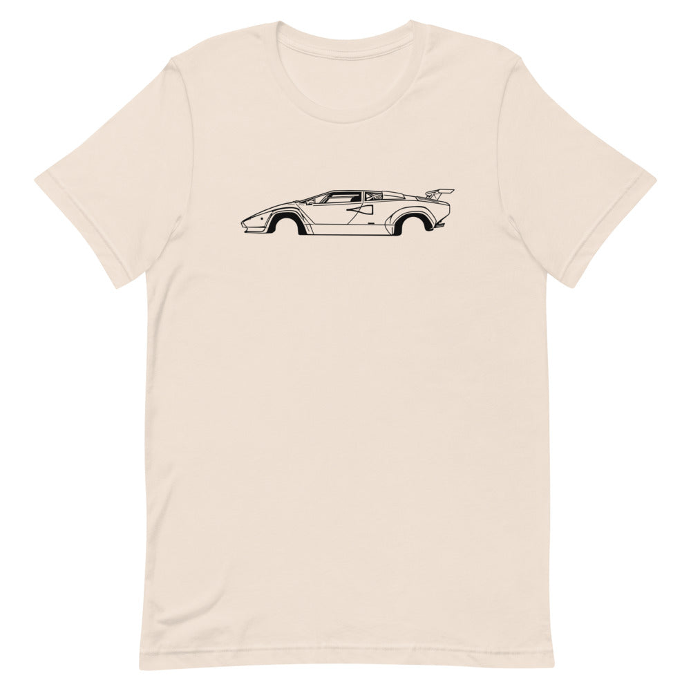 T-shirt Homme Manches Courtes Lamborghini Countach