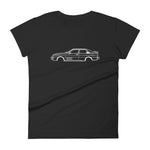T-shirt femme Manches Courtes Audi Quattro coupé
