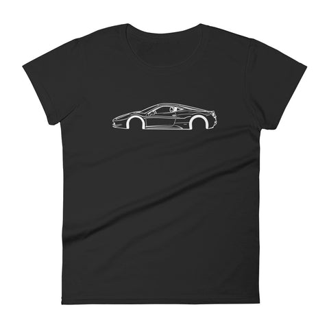 T-shirt femme Manches Courtes Ferrari 458 Italia