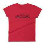 T-shirt femme Manches Courtes Porsche Cayenne mk1