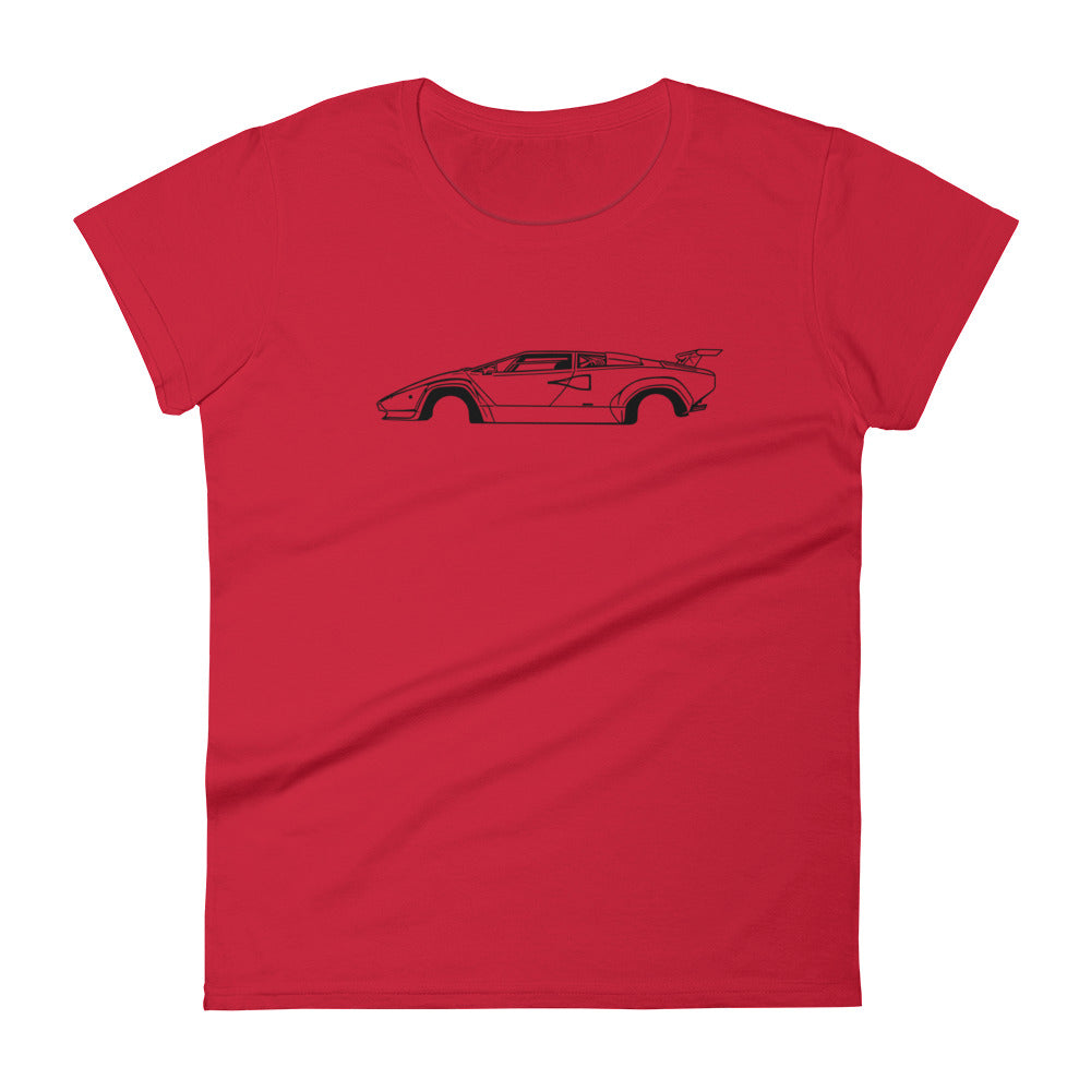 T-shirt femme Manches Courtes Lamborghini Countach