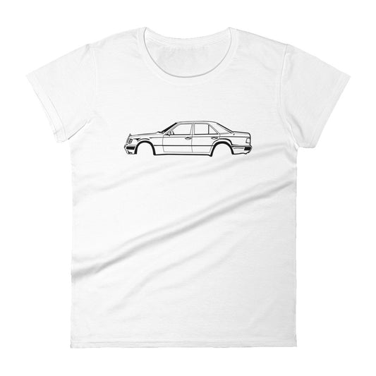 T-shirt femme Manches Courtes Mercedes W124