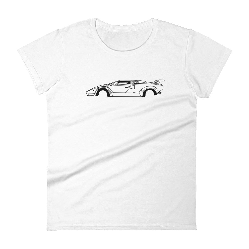 Lamborghini Countach Women's Short Sleeve T-Shirt