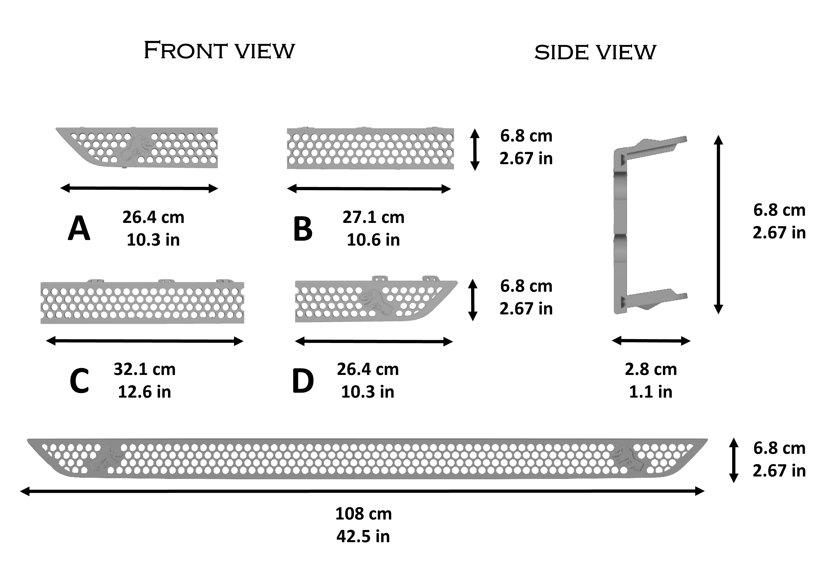 schema grille T-REX N1