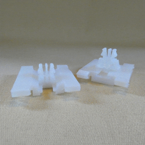 Clips de fixation pour baguettes latérales de carrosserie shapline